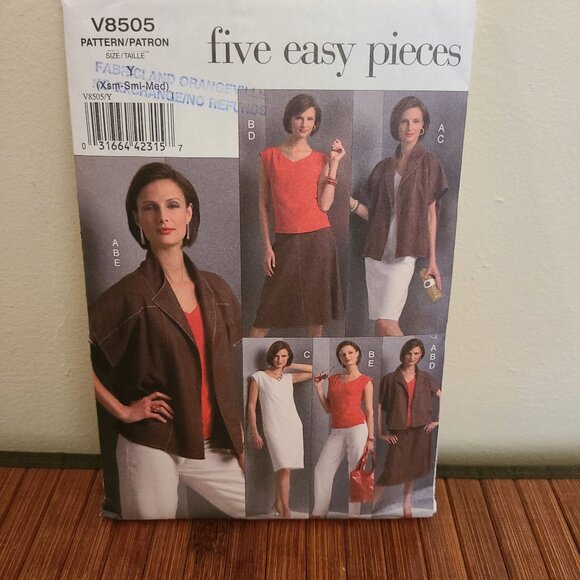 Vintage Vogue Patterns - Very Easy Vogue/5 Easy Pieces - Picture 5 of 7